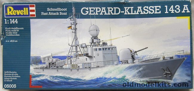 Revell 1/144 Schnellboot Fast Attack Boat Gepard Class 143A, 05005 plastic model kit